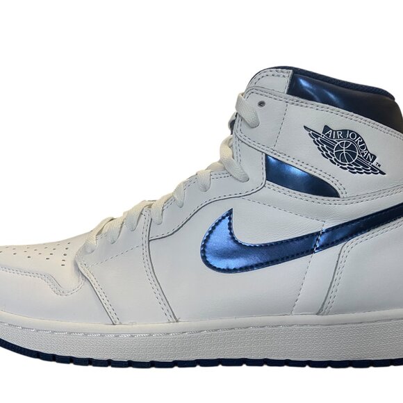 Air Jordan 1 Retro High OG 2016 Mens Shoes Size 13 Metallic Navy 555088 106 main image 5